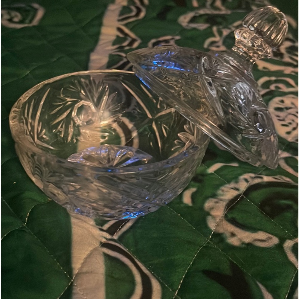 Crystal candy dish